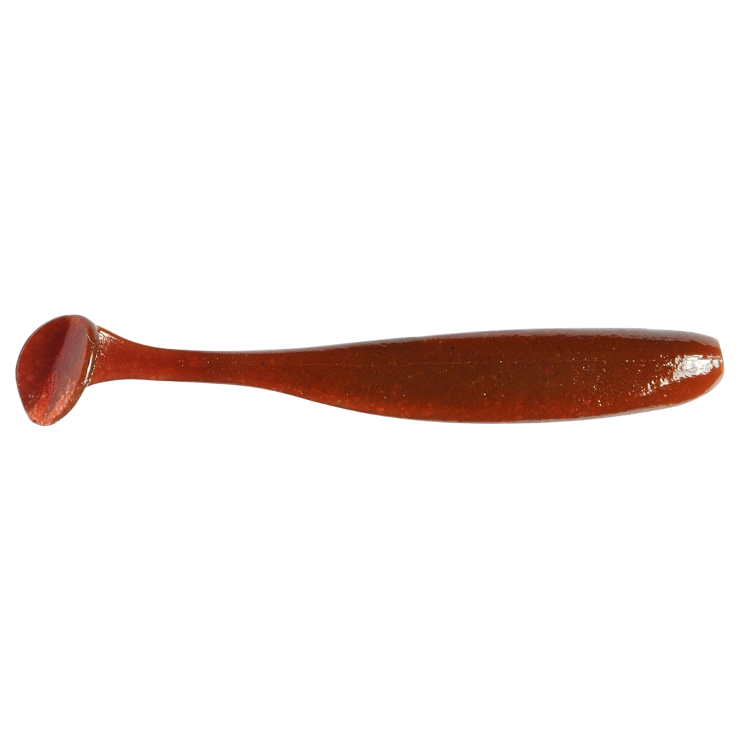 Keitech Easy Shiner Jigi 4.5" Cola sivulta, pää oikealla