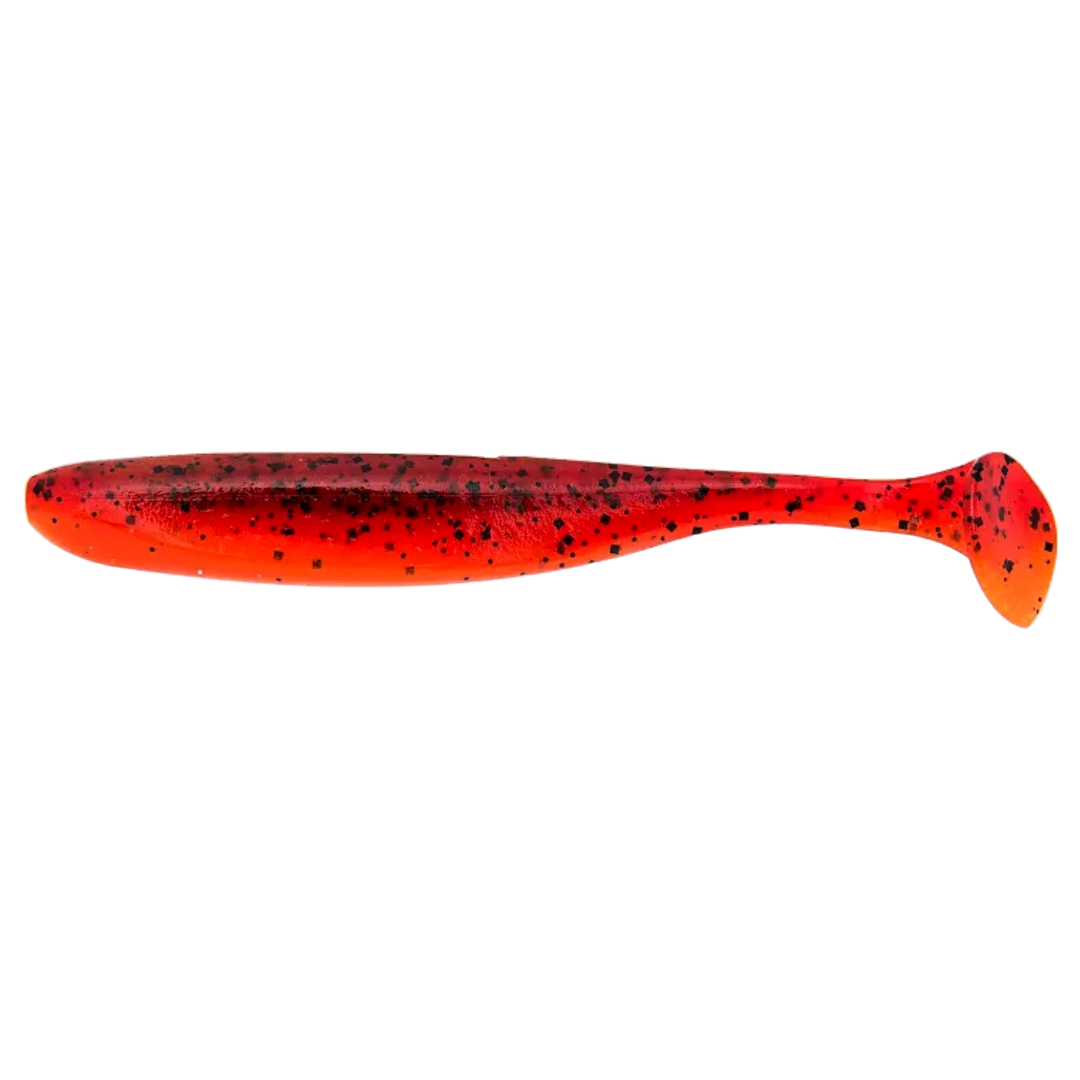 Keitech Easy Shiner Jigi 4.5" Delta Craw sivulta, pää vasemmalla