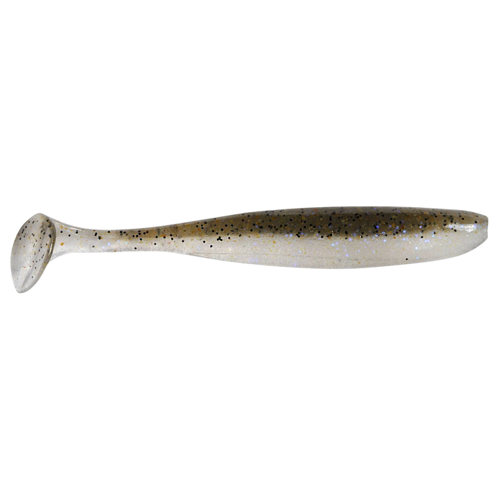 Keitech Easy Shiner Jigi 4.5" Electric Shad sivulta, pää oikealla