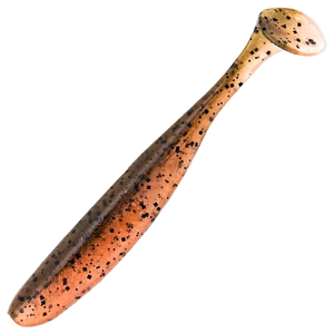 Keitech Easy Shiner Jigi 4.5" 6kpl | Green Pumpkin/Fire