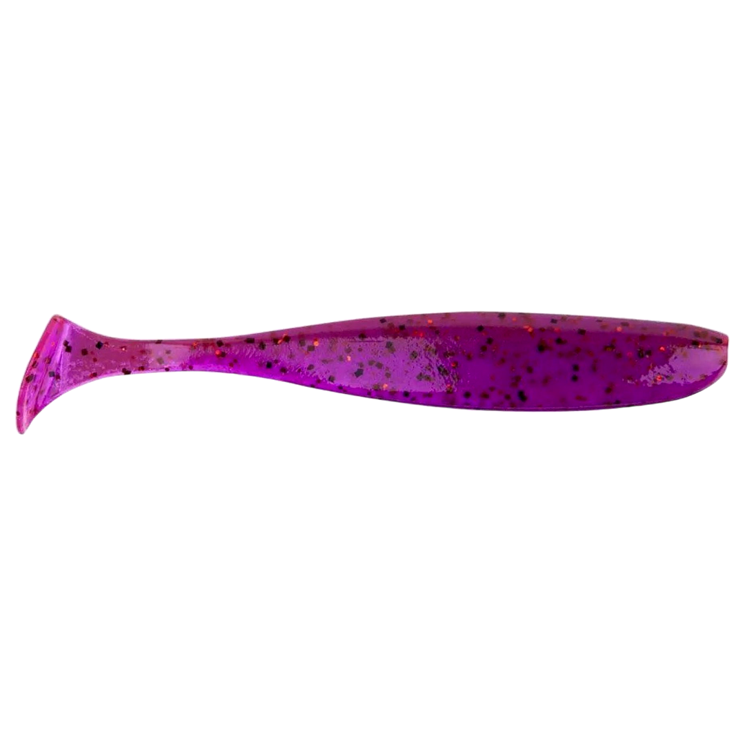 Keitech Easy Shiner Jigi 4.5" Mystic Spice sivulta, pää oikealla