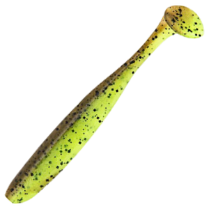 Keitech Easy Shiner Jigi 4" 7kpl | Green Pumpkin/Chartreuse