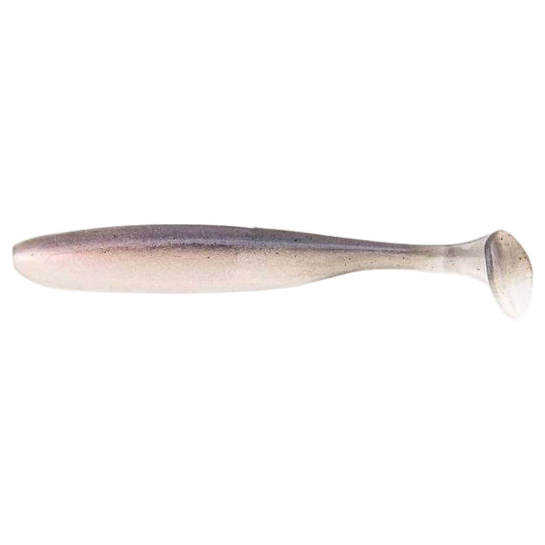 Keitech Easy Shiner Jigi 5" Pro Blue/Red Pearl sivulta, pää vasemmalla