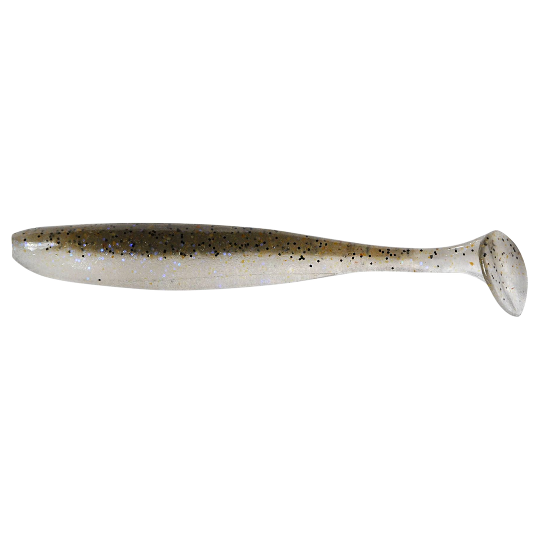 Keitech Easy Shiner Jigi 6.5" Electric Shad sivulta, pää vasemmalla