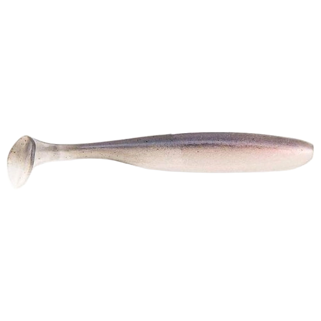 Keitech Easy Shiner Jigi 8" Pro Blue/Red Pearl sivulta, pää oikealla