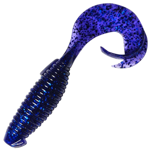 Keitech Flapper Grub Jigi 4" 7kpl | Midnight Blue