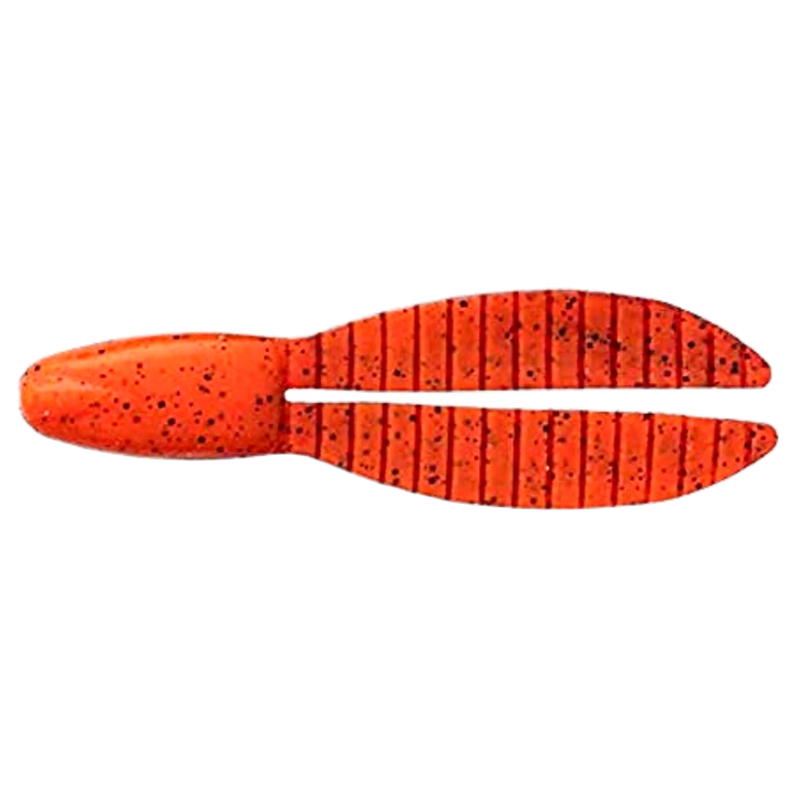Keitech Flex Chunk Large Jigi 4" Delta Craw alapuolelta, pää vasemmalla