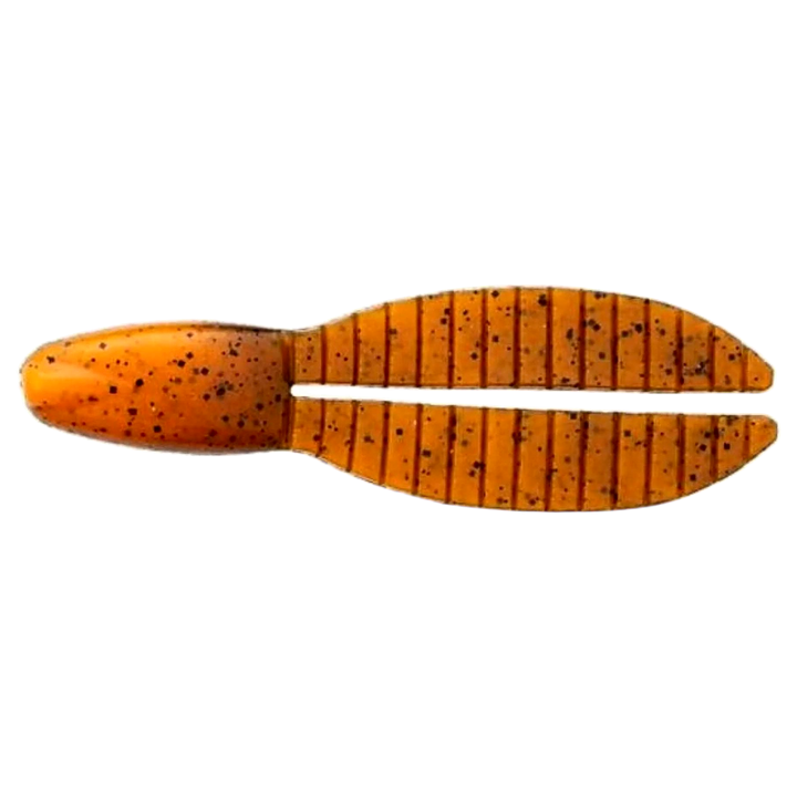 Keitech Flex Chunk Medium Jigi 3" Bama Craw alapuolelta, pää vasemmalla
