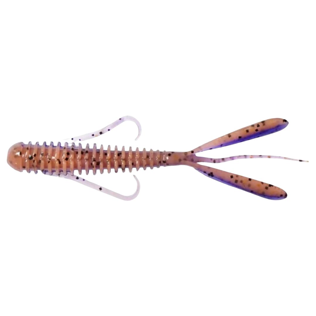 Keitech Hog Impact Jigi 3" Purple Jerry sivulta, pää vasemmalla