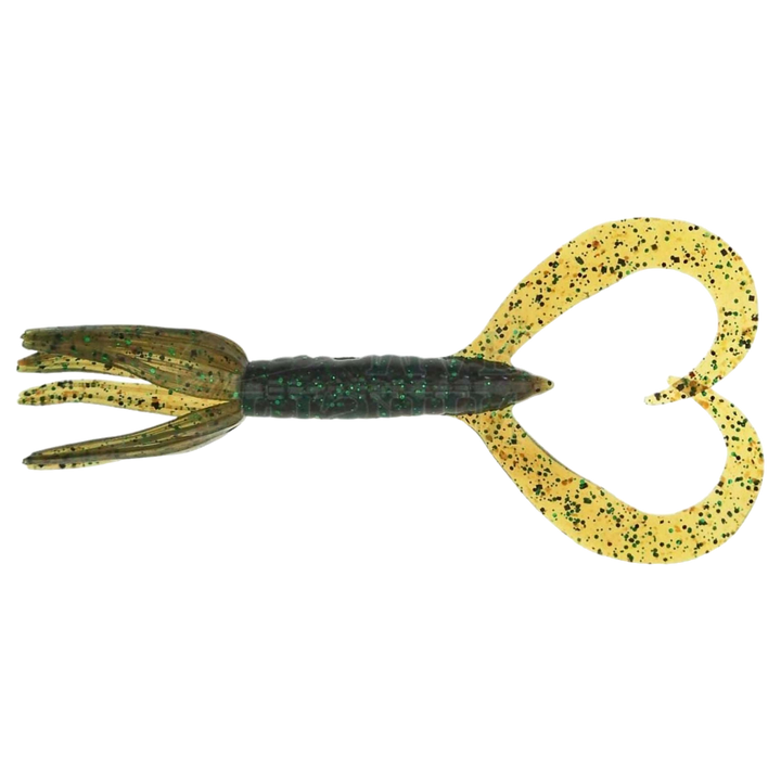 Keitech Little Spider Jigi 3" YODOGAWA Craw ylhäältä, pää vasemmalla
