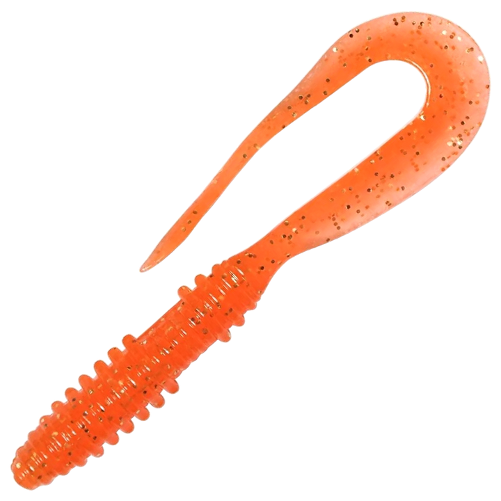 Keitech Mad Wag Mini Jigi 2.5", väri Flashing Carrot: kirkkaan oranssi runko