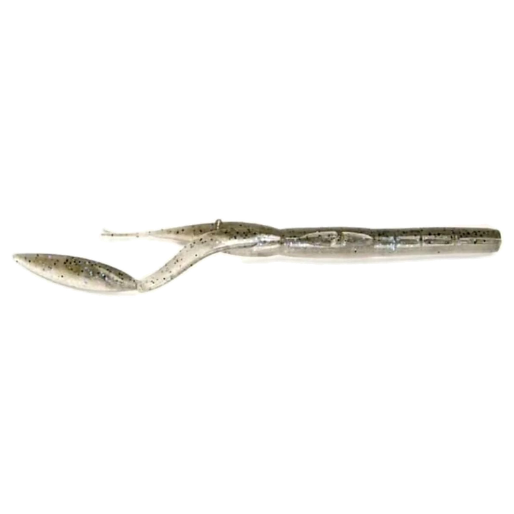 Keitech Neko Camaron Jigi 5.5" Electric Shad sivulta, pää vasemmalla