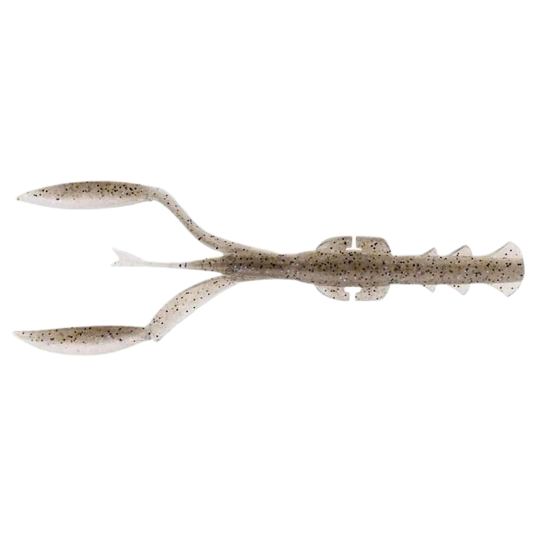 Keitech Neko Camaron Jigi 5.5" Electric Shad alapuolelta, pää vasemmalla