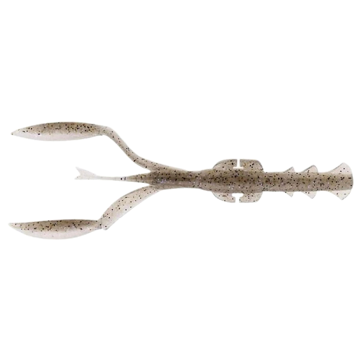 Keitech Neko Camaron Jigi 5.5" Electric Shad alapuolelta, pää vasemmalla