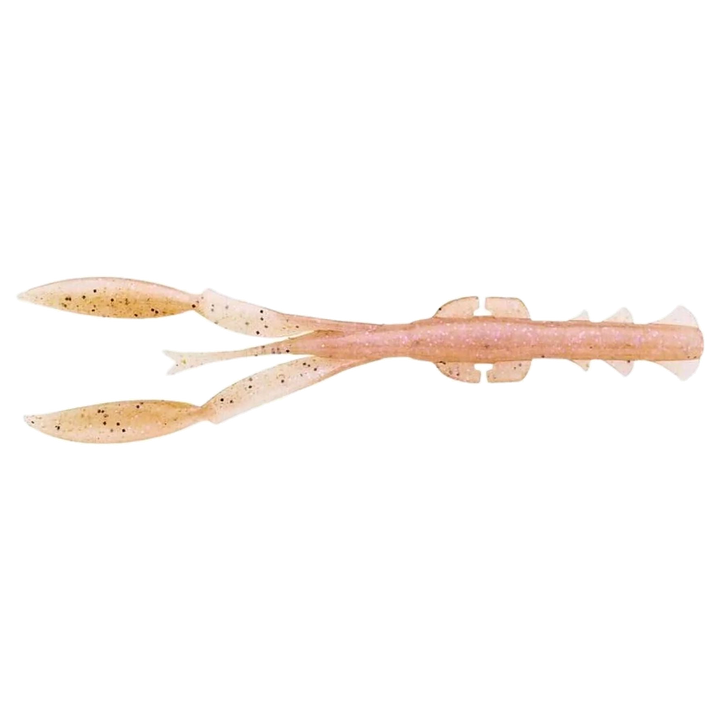 Keitech Neko Camaron Jigi 5.5" Electric Shrimp alapuolelta, pää vasemmalla