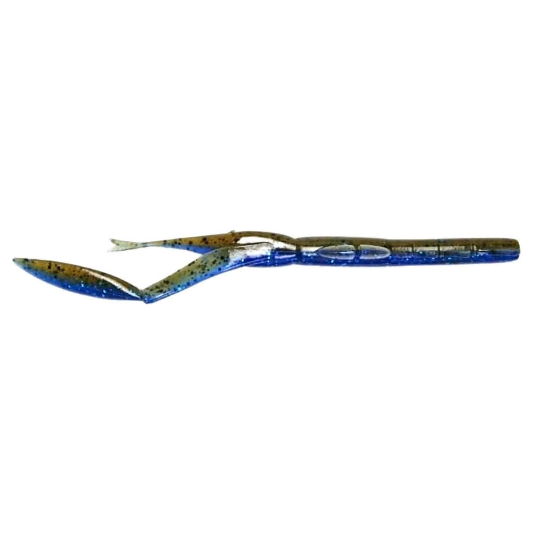 Keitech Neko Camaron Jigi 5.5" Okeechobee Craw sivulta, pää vasemmalla