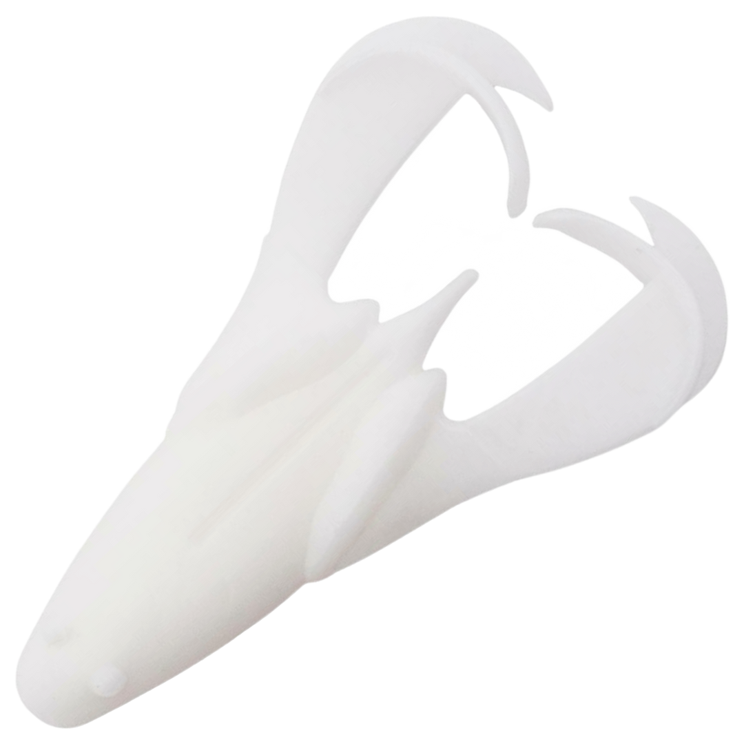 Keitech Noisy Flapper Jigi 3.5", väri White: valkoinen runko