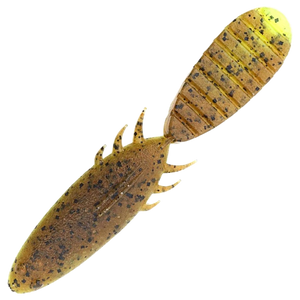 Keitech Paddlin' Beaver Jigi 3.5" 7kpl | Green Pumpkin Chartreuse