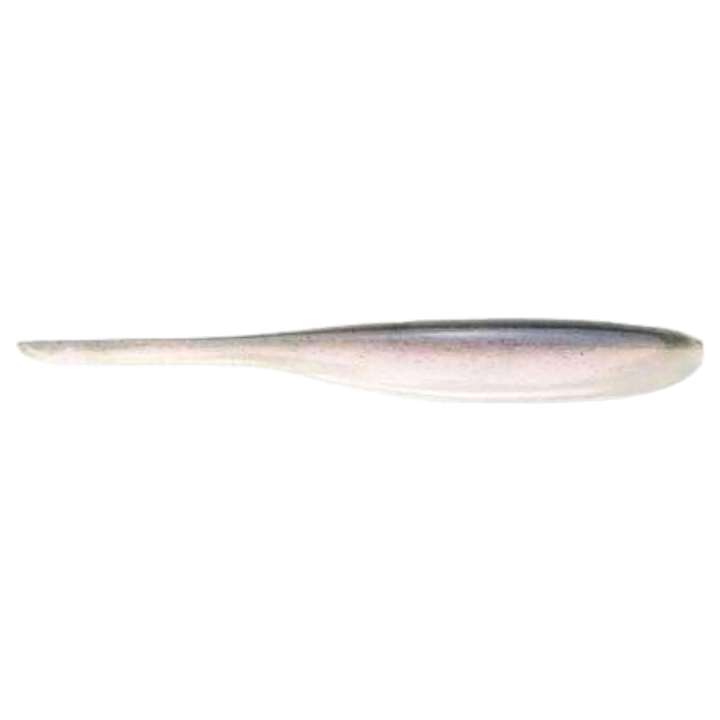 Keitech Shad Impact Jigi 2" Pro Blue/Red Pearl sivulta, pää oikealla