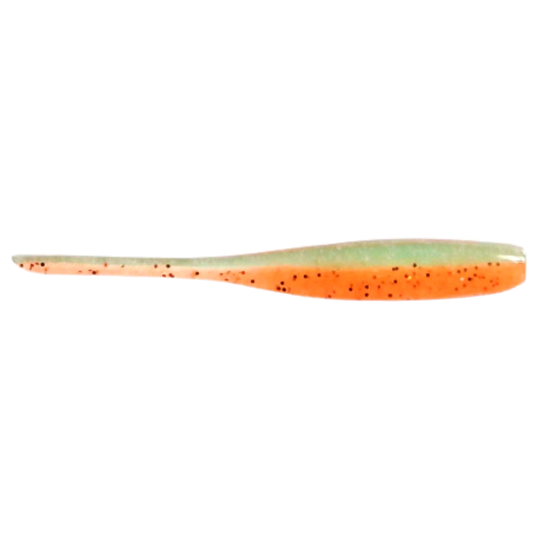 Keitech Shad Impact Jigi 3" Fresh Watermelon sivulta, pää oikealla
