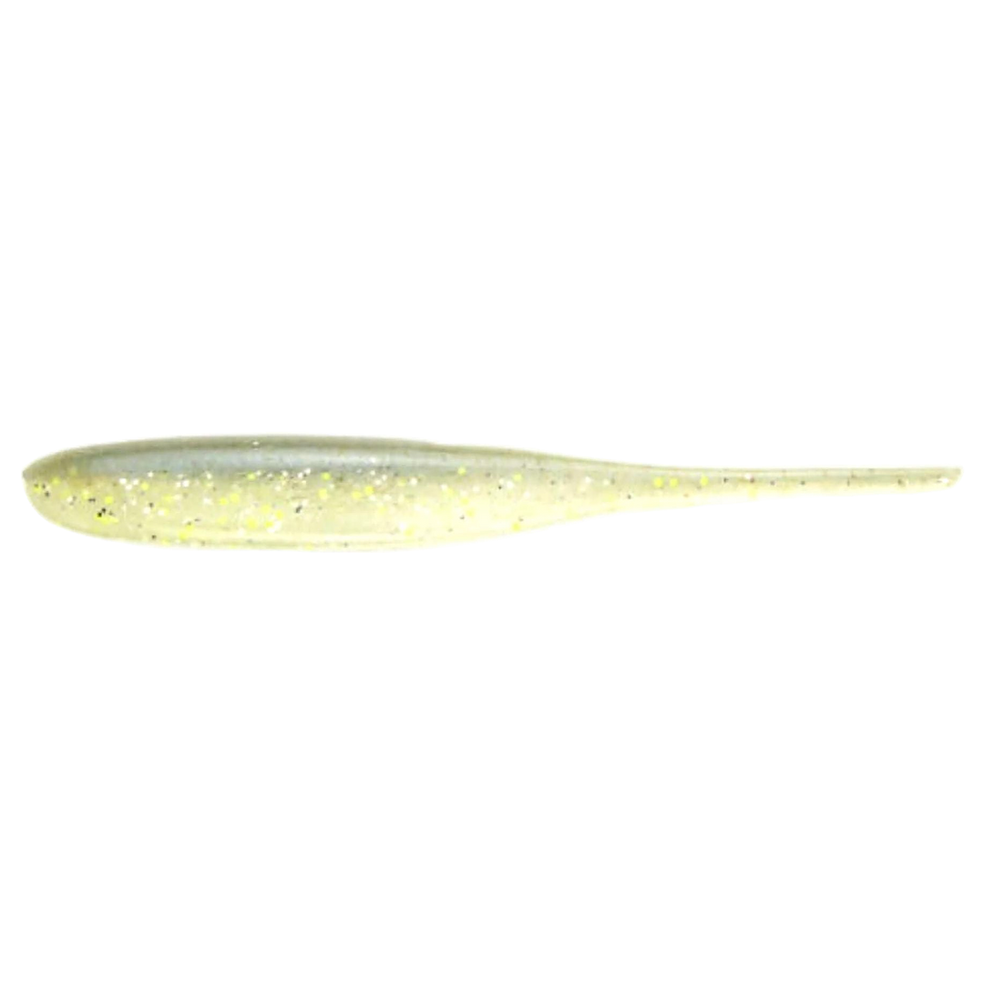 Keitech Shad Impact Jigi 3" Sexy Shad sivulta, pää vasemmalla
