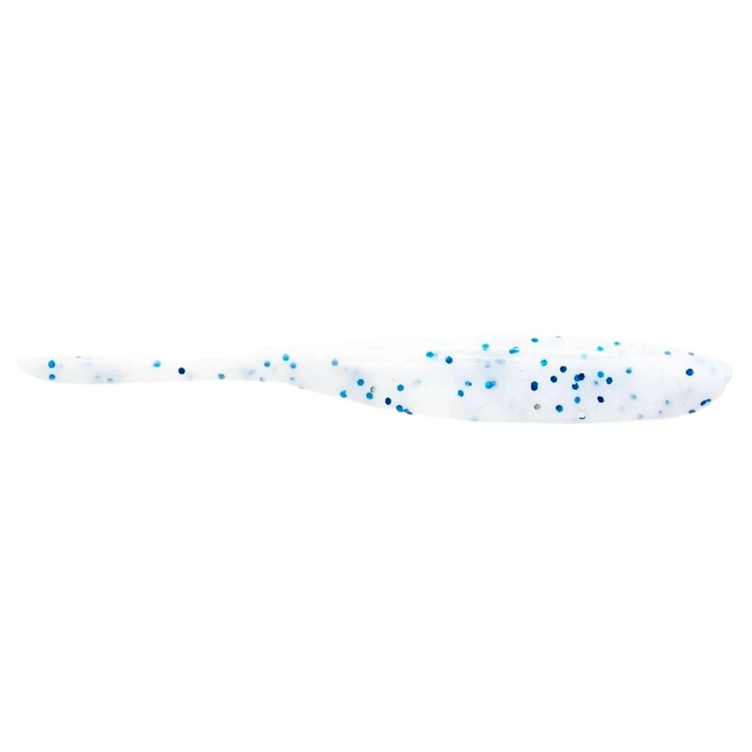 Keitech Shad Impact Jigi 3" Snow Mint sivulta, pää oikealla