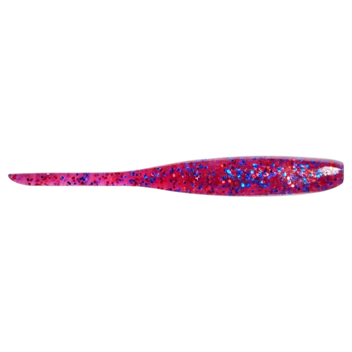 Keitech Shad Impact Jigi 4" Cosmos sivulta, pää oikealla