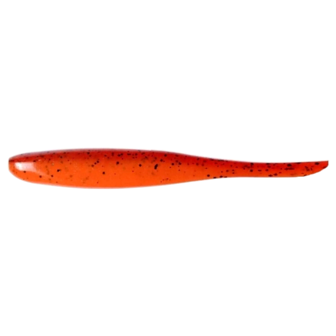 Keitech Shad Impact Jigi 4" Delta Craw sivulta, pää vasemmalla