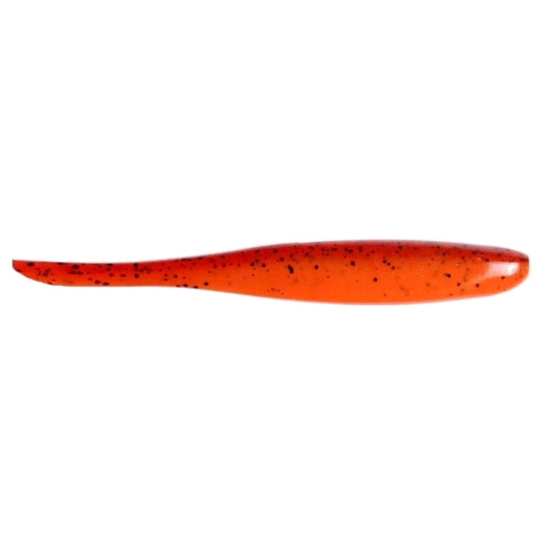 Keitech Shad Impact Jigi 4" Delta Craw sivulta, pää oikealla