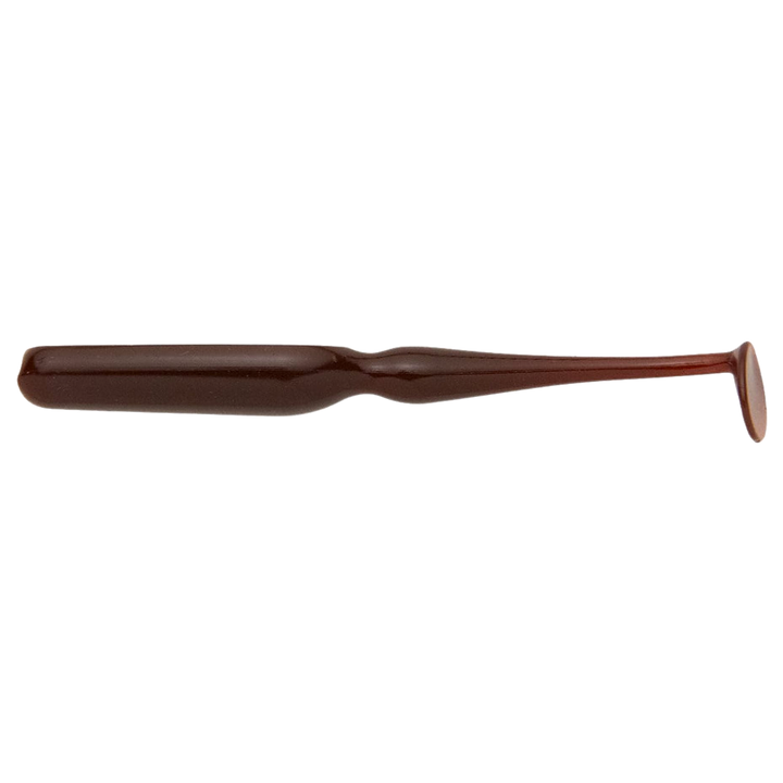 Keitech Swing Bait Jigi 2.8" Scuppernong sivulta, pää vasemmalla