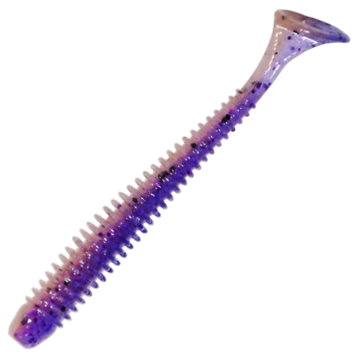 Keitech Swing Impact Jigi 2", väri Purple Jerry: ruskea selkä ja violetti vatsa