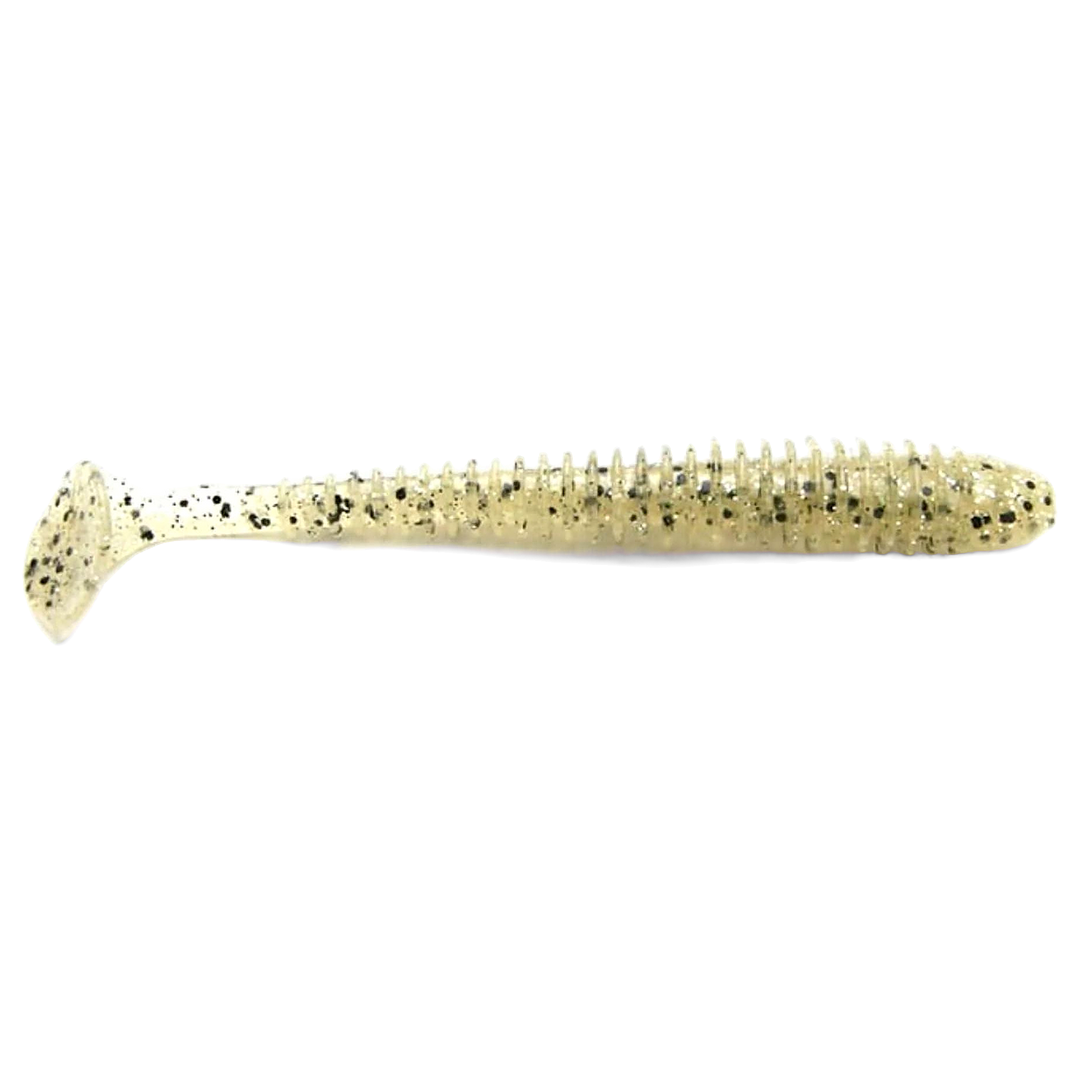 Keitech Swing Impact Jigi 2" Silver Shad sivulta, pää oikealla
