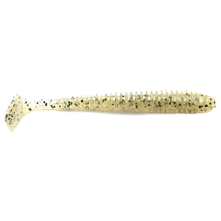 Keitech Swing Impact Jigi 2" Silver Shad sivulta, pää oikealla