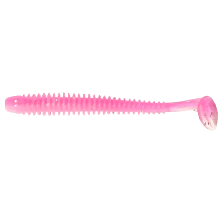 Keitech Swing Impact Jigi 3" Pink Glow sivulta, pää vasemmalla