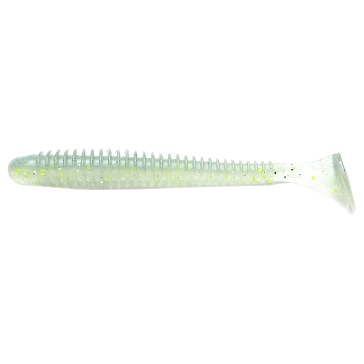 Keitech Swing Impact Jigi 3" Sexy Shad sivulta, pää vasemmalla