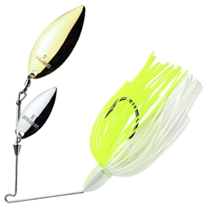 Keitech Tee Bone Double Willow Spinnerbait 14g | White/Chart