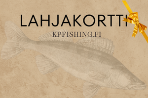 KP Fishing Lahjakortti Design | "Kuha"