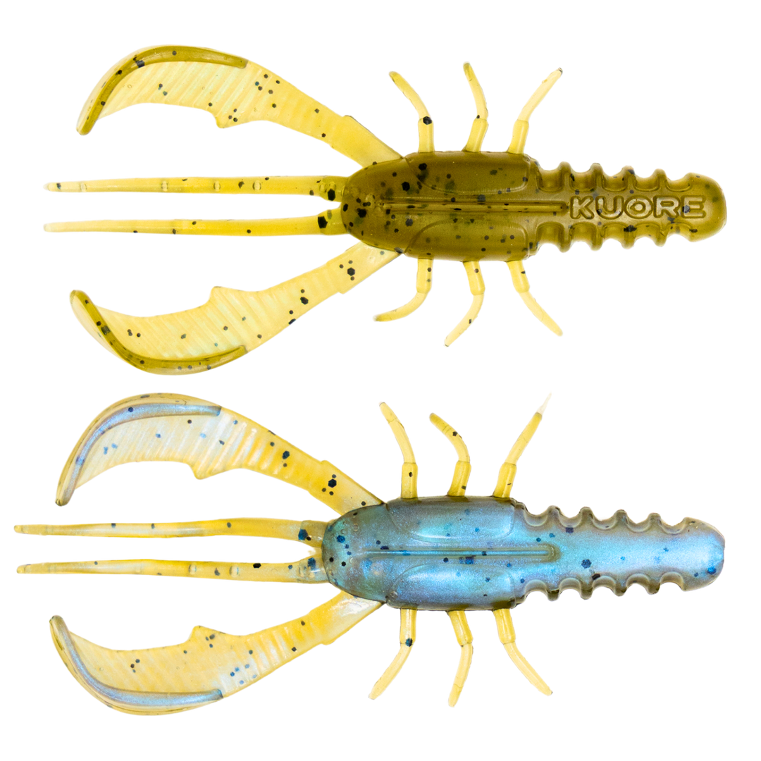 Kuore Bouncer 8.5cm 5.9g Jigi Blue Craw ylä- ja alapuolelta