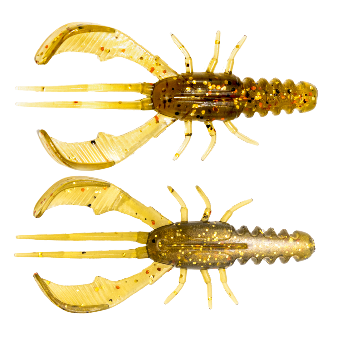 Kuore Bouncer 8.5cm 5.9g Jigi Ghost Gold ylä- ja alapuolelta