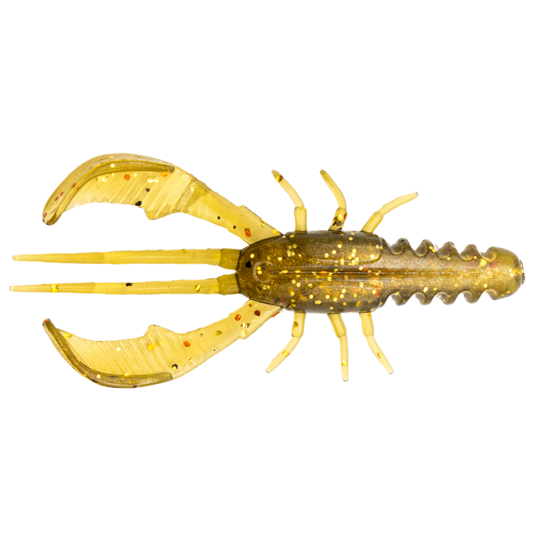 Kuore Bouncer 8.5cm 5.9g Jigi Ghost Gold alapuolelta, pää vasemmalla