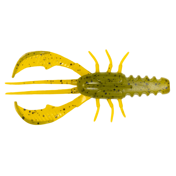 Kuore Bouncer 8.5cm 5.9g Jigi Green Pumpkin alapuolelta, pää vasemmalla