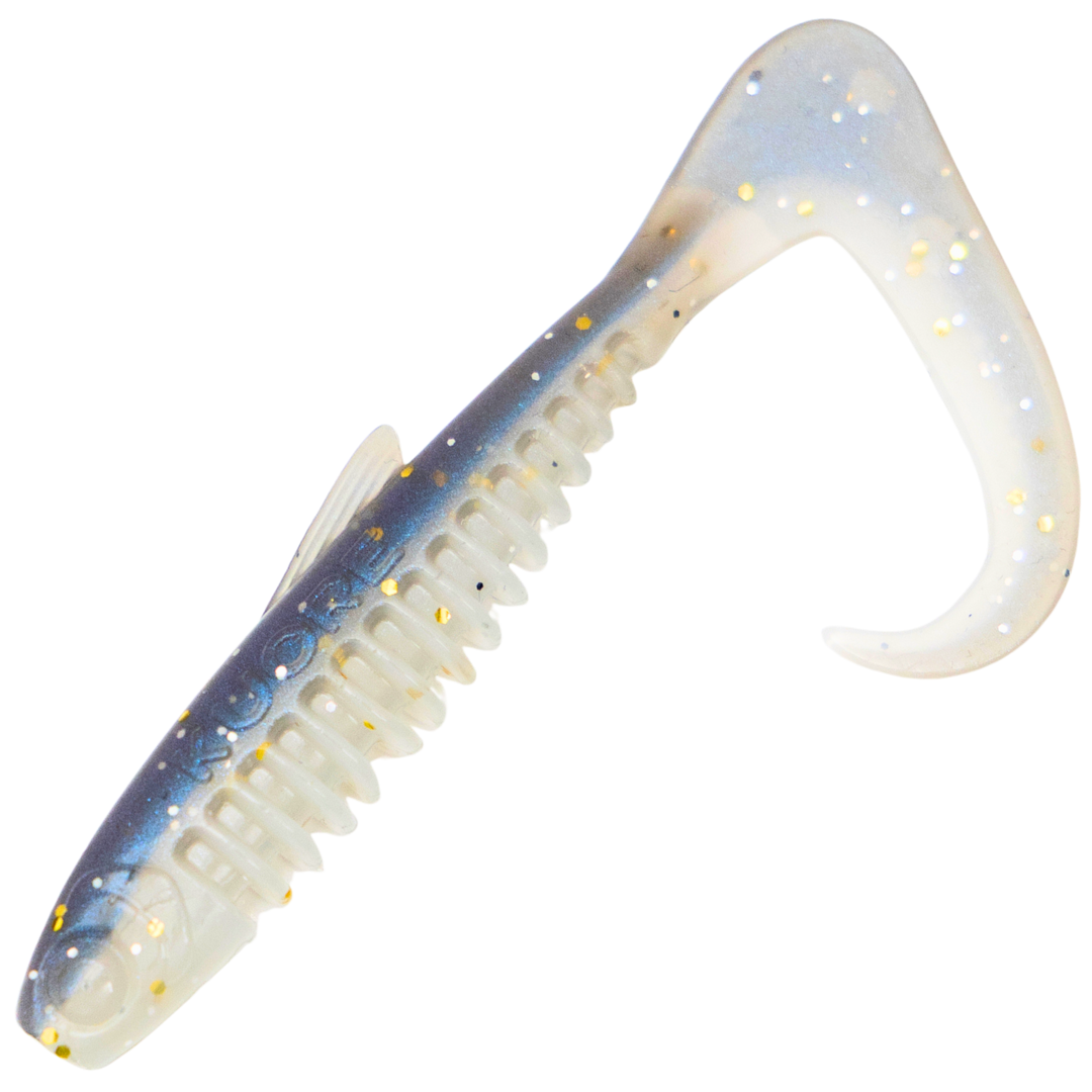 Kuore Reaper 7cm 2.5g Jigi, väri Sexy Shad UV: sinertävä selkä, hopeinen kylki ja läpikuultava pyrstö