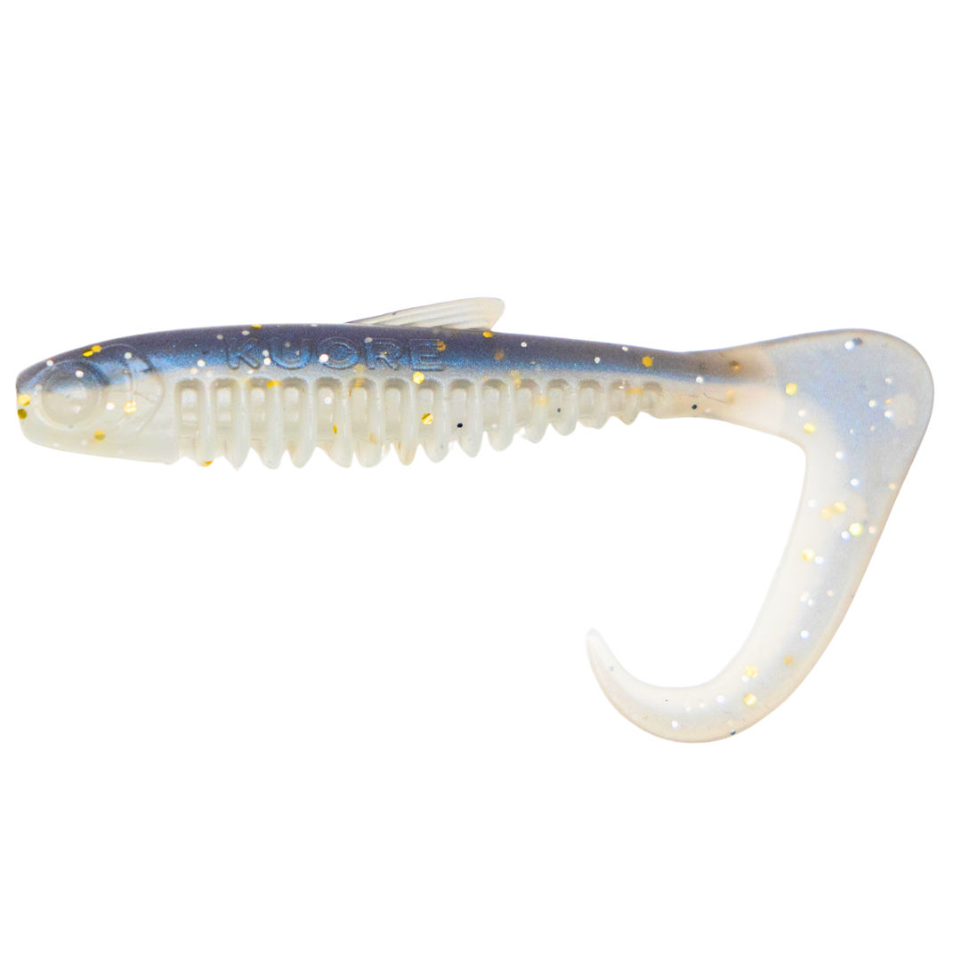 Kuore Reaper 9cm 5.5g Jigi Sexy Shad UV sivulta, pää vasemmalla