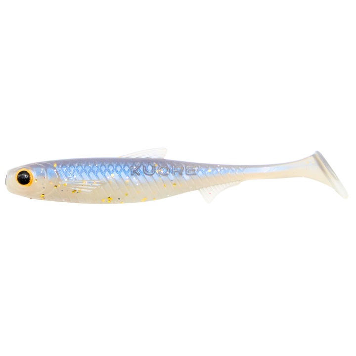 Kuore Recoil 11cm 7.6g Jigi Sexy Shad UV sivulta, pää vasemmalla