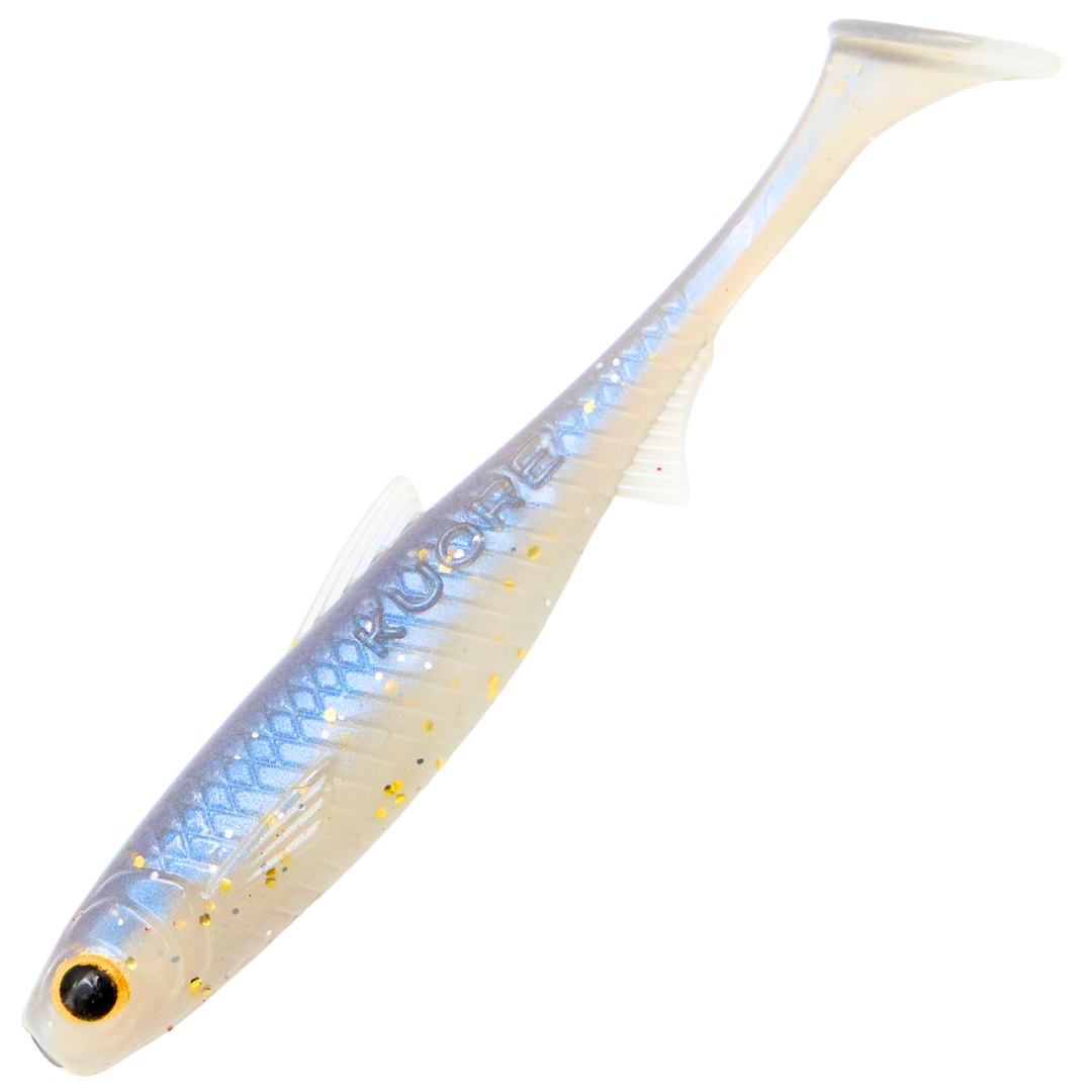 Kuore Recoil 9cm 4.2g Jigi, väri Sexy Shad UV: sinertävä selkä ja hopeinen kylki