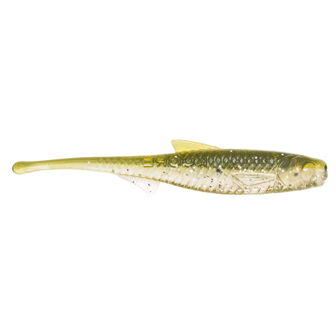 Kuore Torpedo 11cm 5g Jigi Silver Ayu sivulta, pää oikealla