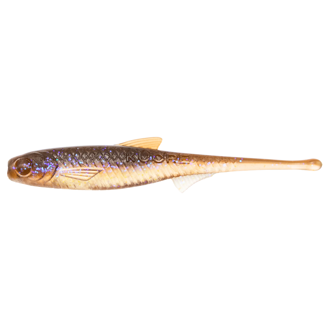 Kuore Torpedo 9cm 3.1g Jigi Electric Shad sivulta, pää vasemmalla