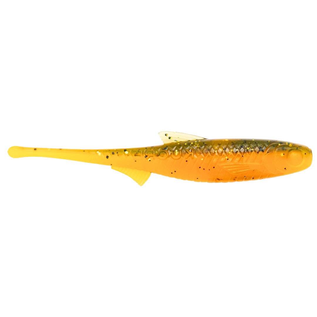 Kuore Torpedo 9cm 3.1g Jigi Orange Pumpkin UV sivulta, pää oikealla