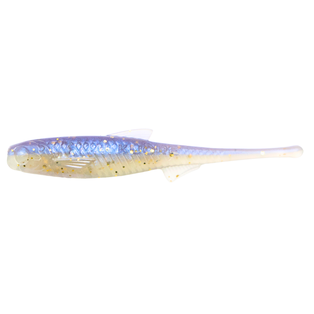 Kuore Torpedo 9cm 3.1g Jigi Sexy Shad UV sivulta, pää vasemmalla
