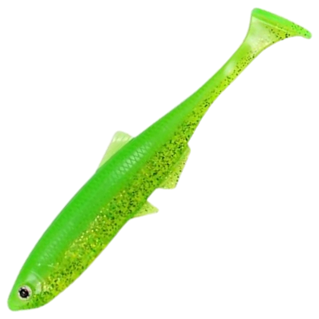 LMAB KØFI Bleak Shad Jigi 6cm, väri Lime/ Chartreuse: kirkkaanvihreä runko